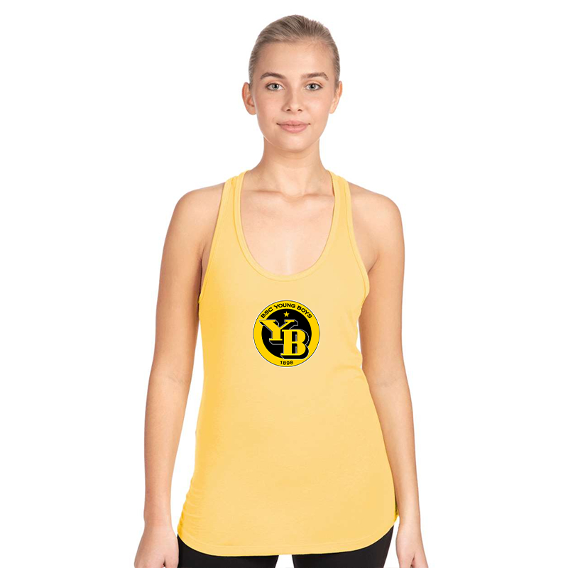 Women's Young Boys Soccer Next Level Ideal Racerback Tank
